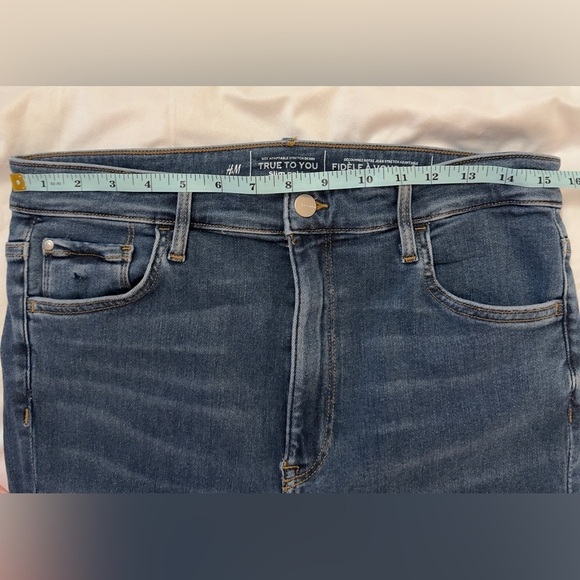 H&M Slim High waist jeans, XL, slim fit, ankle length, new/never worn - Picture 9 of 14